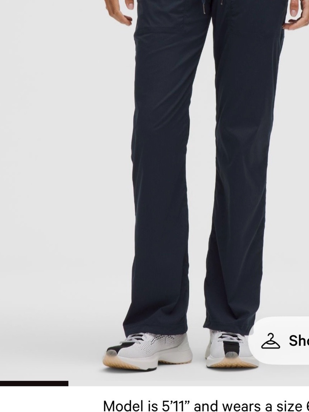 Lululemon dance studio Olive green Straight-Leg Pants